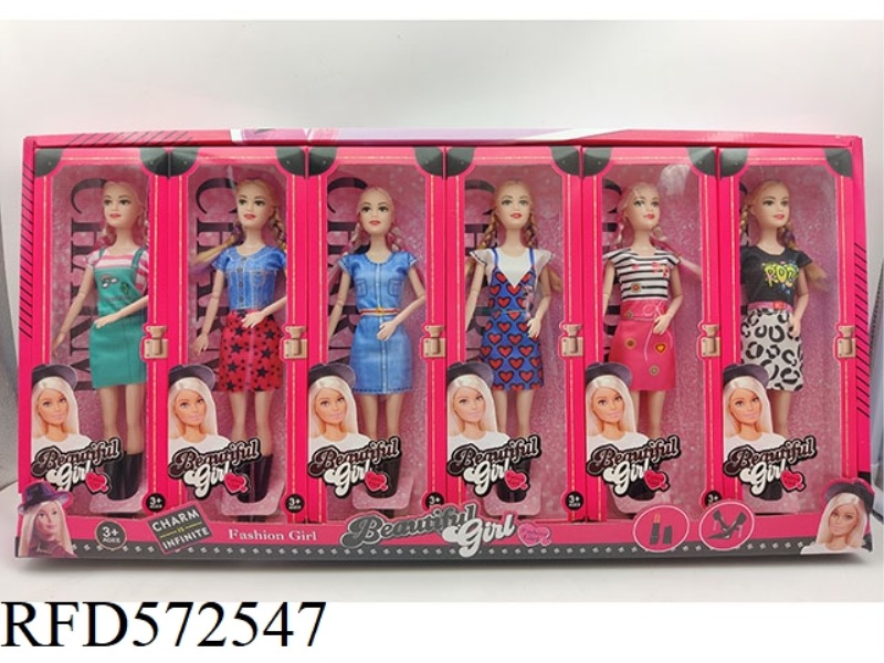 11 INCH SOLID BODY 9-JOINT FASHION BARBIE