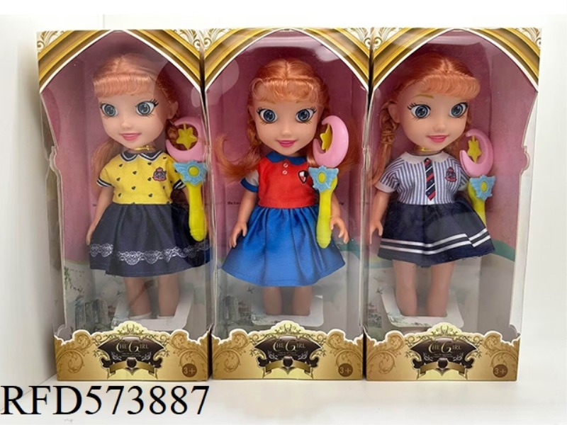 10 INCH 3D EYE MUSIC VINYL HAND STUDENT FAT BOY DOLL+FAIRY WAND