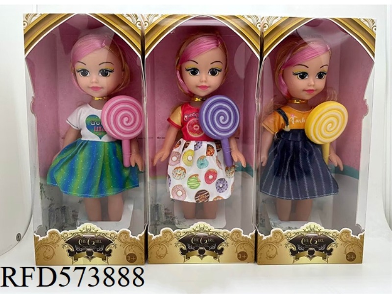 10-INCH MUSIC EMPTY BODY FAT BOY DOLL+LOLLIPOP