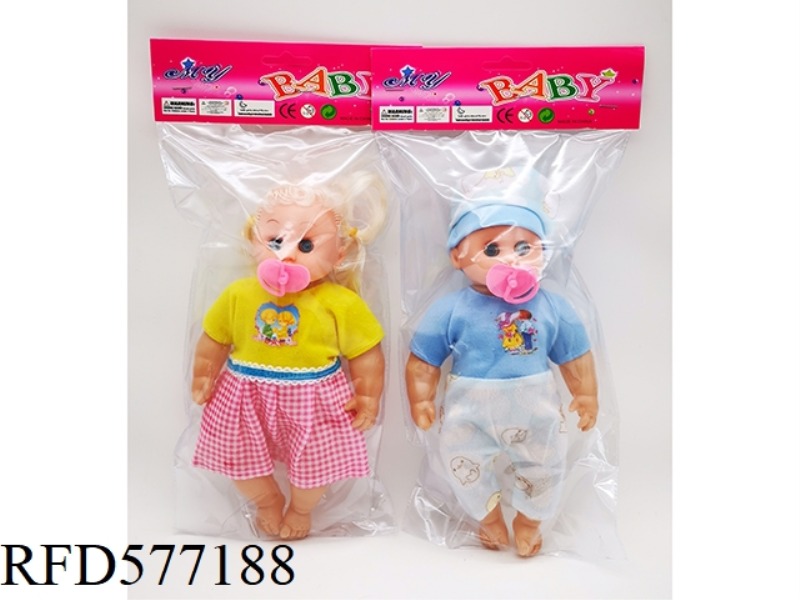 12 INCH EMPTY BODY WITH MUSIC IC NIPPLE DOLL WITH NIPPLE