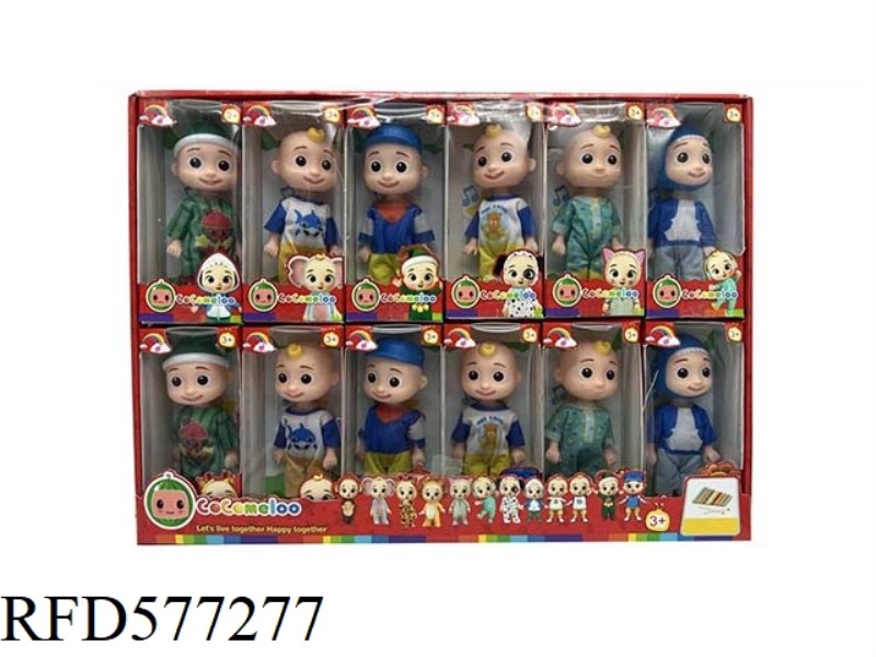 6 INCH REAL COCOMELON DOLLS 6 12PC MIXED