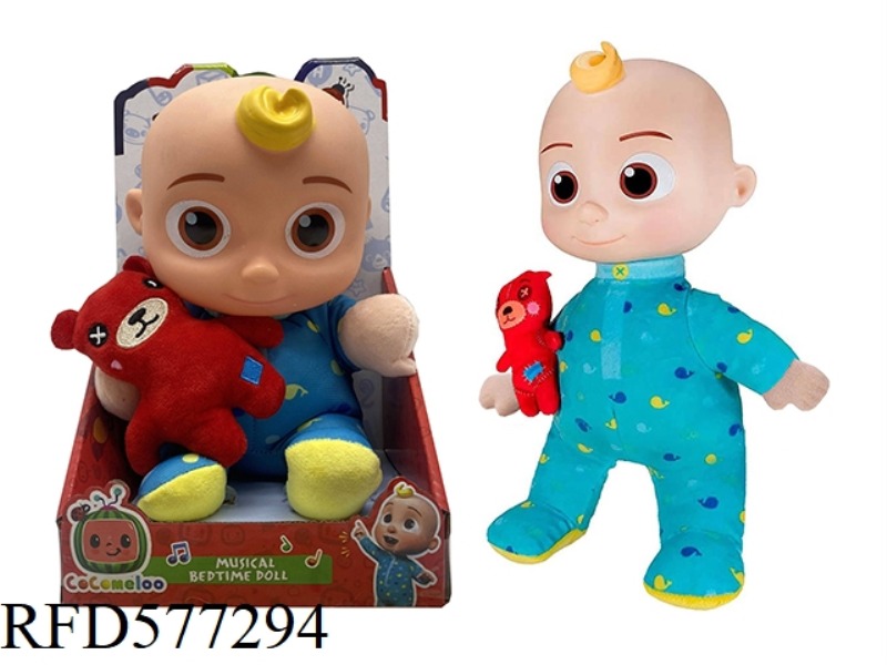 14 INCH VINYL COTTON COCOMELON SUPER BABY WITH THEME MUSIC 4 DIFFERENT THEME MUSIC [120 SECONDS]
