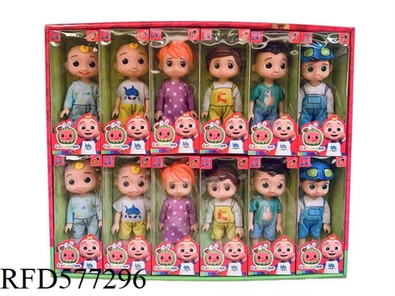 COCOMELON'S FAMILY AND FRIENDS 6-INCH BODY 12PCS