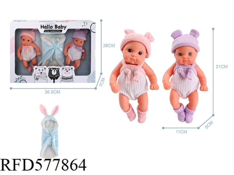 2 EMOJI DOLL SETS