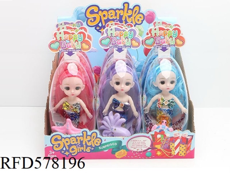 16CM MERMAID DOLL (9PCS PER PIECE)