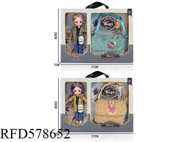 DOLL PLUSH BAG SET