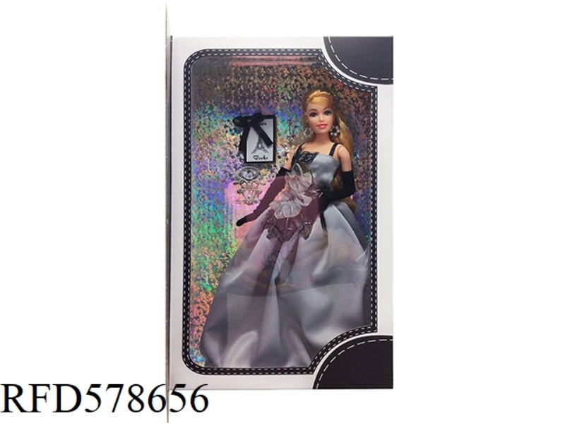 12.5 INCH WHITE SKIN WEDDING DRESS BARBIE DOLL
