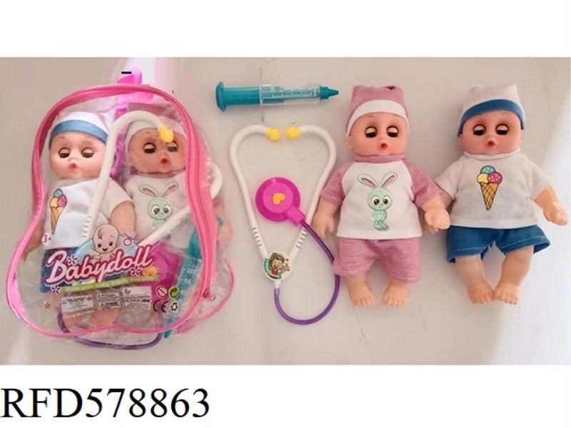 10 INCH DOLL WITH IC WITH MEDICAL TOOLS-(TWO-COLOR MIXED)