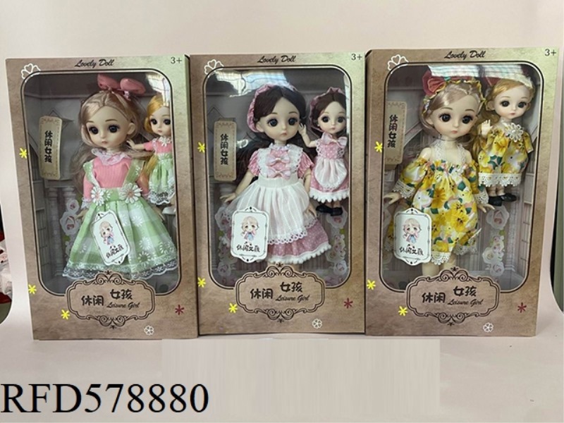 12-INCH JOINT YE LUOLI, 6-INCH JOINT YE LUOLI (2-PERSON PARENT-CHILD SUIT) 3 MODELS MIXED.