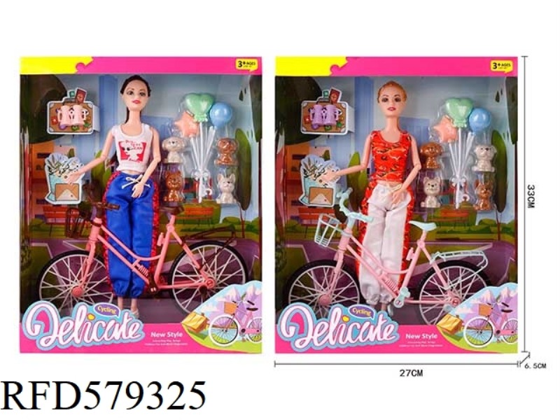 11-INCH BARBIE BIKING OUTDOORS