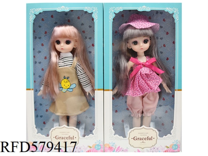 NEW 16-INCH REAL 23-JOINT 3D REAL EYE RUSSIAN PRINCESS DOLL