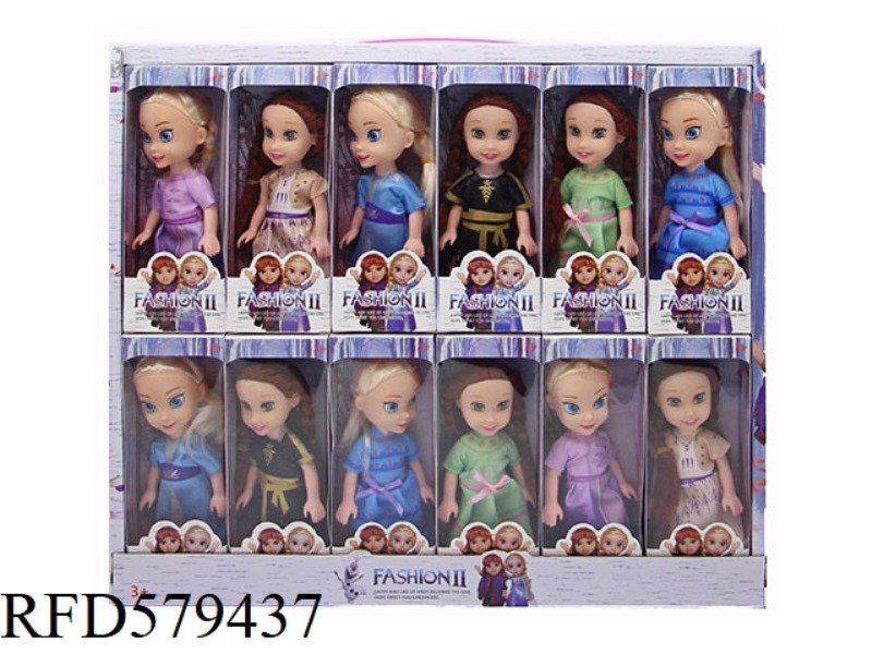 NEW 6-INCH REAL FROZEN 3 DISPLAY BOX 12PCS
