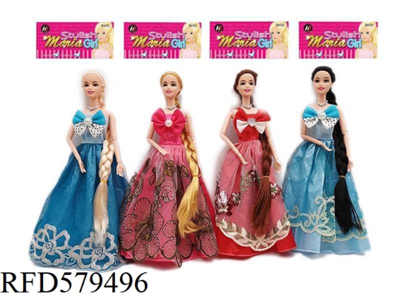 NEW UPSCALE 11.5-INCH REAL RAPUNZEL DRESS BARBIE