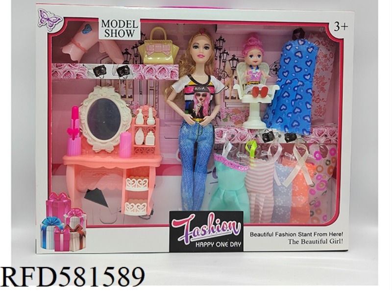 11.5-INCH 9-JOINT BARBIE DOLL