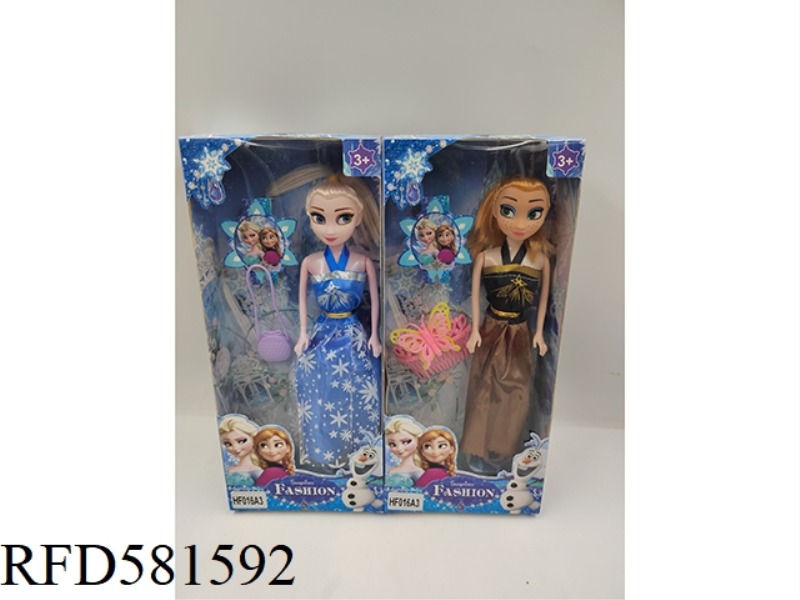 11 INCH ICE AND SNOW PRINCESS DOLL