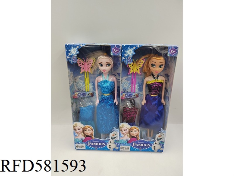 11 INCH ICE AND SNOW PRINCESS DOLL