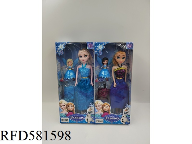 11 INCH ICE AND SNOW PRINCESS DOLL