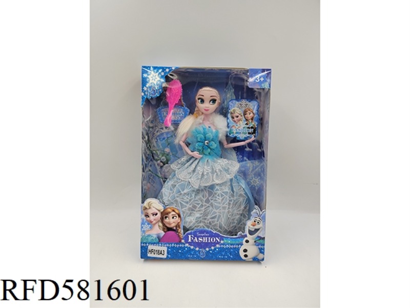 11 INCH ICE AND SNOW PRINCESS DOLL