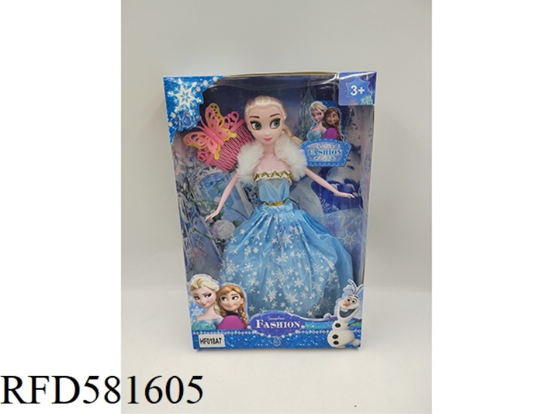 11 INCH ICE AND SNOW PRINCESS DOLL