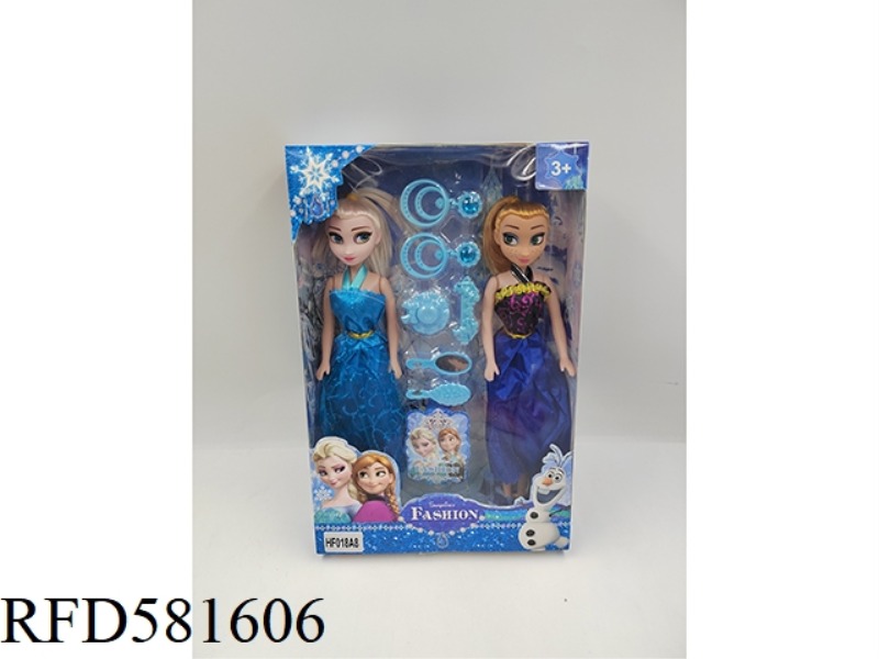 11 INCH ICE AND SNOW PRINCESS DOLL