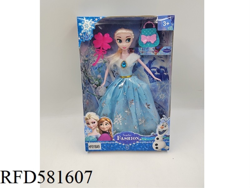 11 INCH ICE AND SNOW PRINCESS DOLL