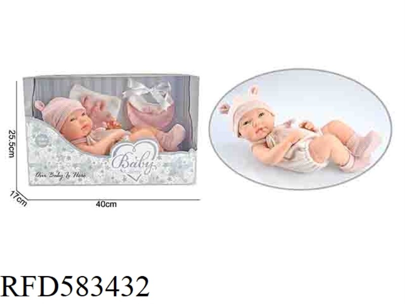 15 INCH NEWBORN DOLL WITH ACCESSORIES