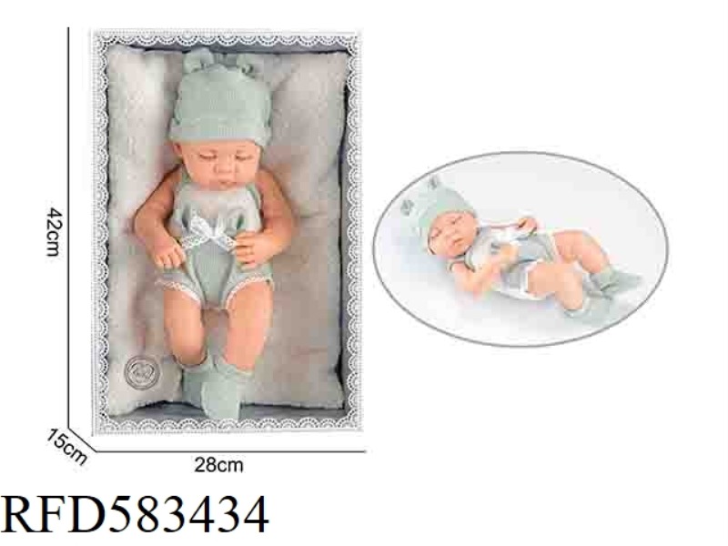 15 INCH NEWBORN DOLL WITH PILLOW