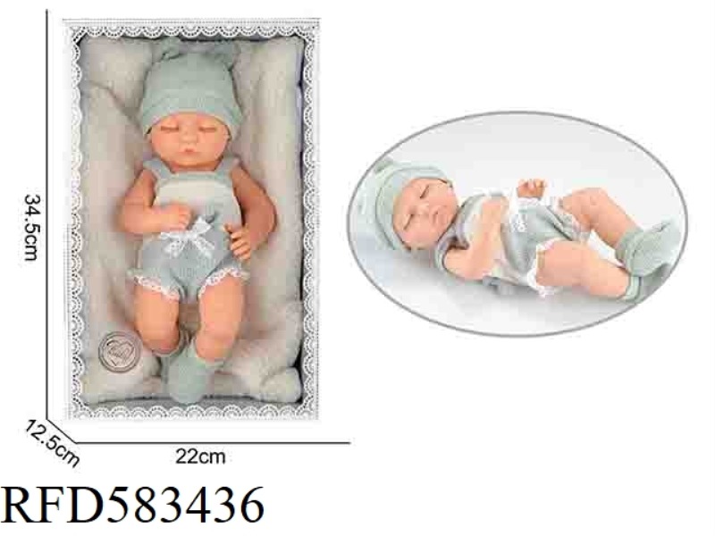 12-INCH NEWBORN DOLL WITH PILLOW