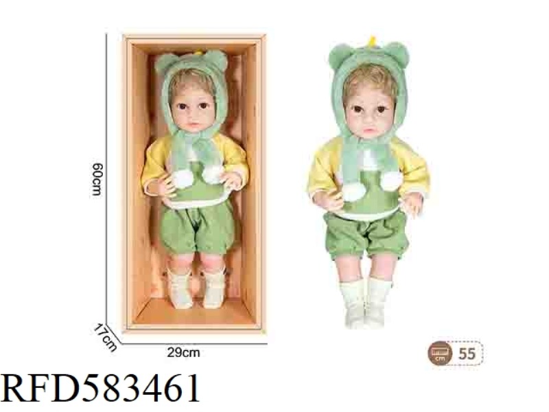 22-INCH NEWBORN DOLL (ANIMAL SERIES-DINOSAUR)