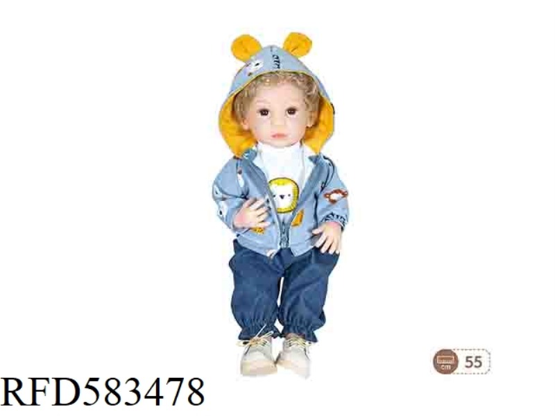 22-INCH NEWBORN SIMULATION DOLL (CASUAL STYLE)