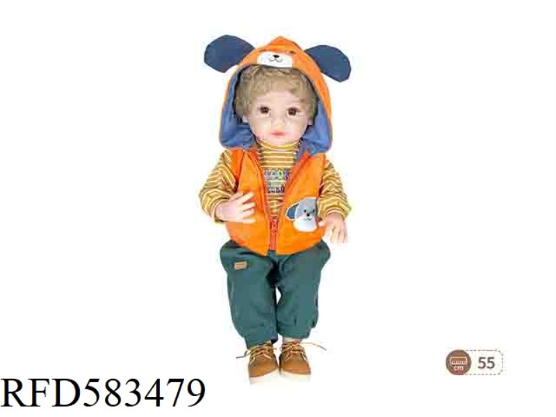 22-INCH NEWBORN SIMULATION DOLL (CASUAL STYLE)