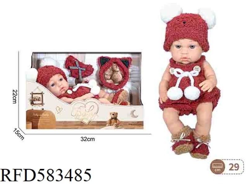 12-INCH NEWBORN DOLL DISTRIBUTION BELT/PANTS (RED)