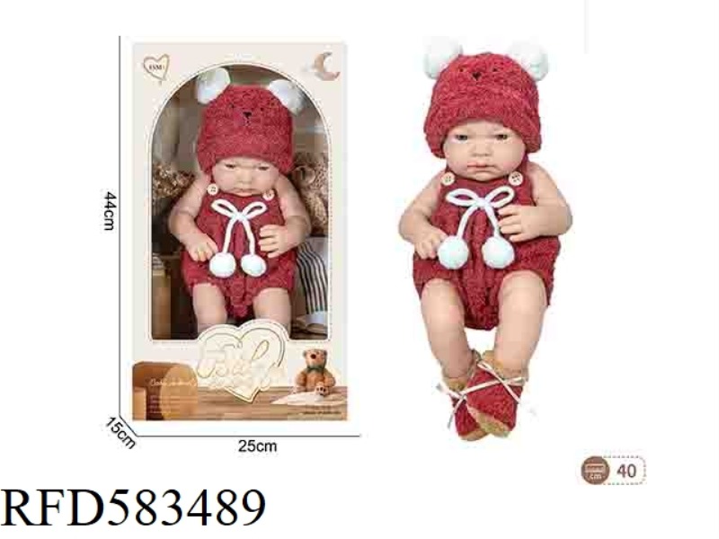 15 INCH NEWBORN DOLL (RED)