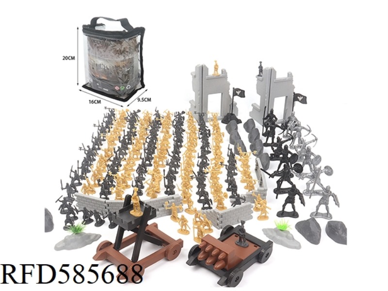 250PCS ANCIENT CAVALRY TROOP SET