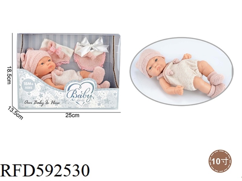 10 INCH NEWBORN DOLL WITH ACCESSORIES