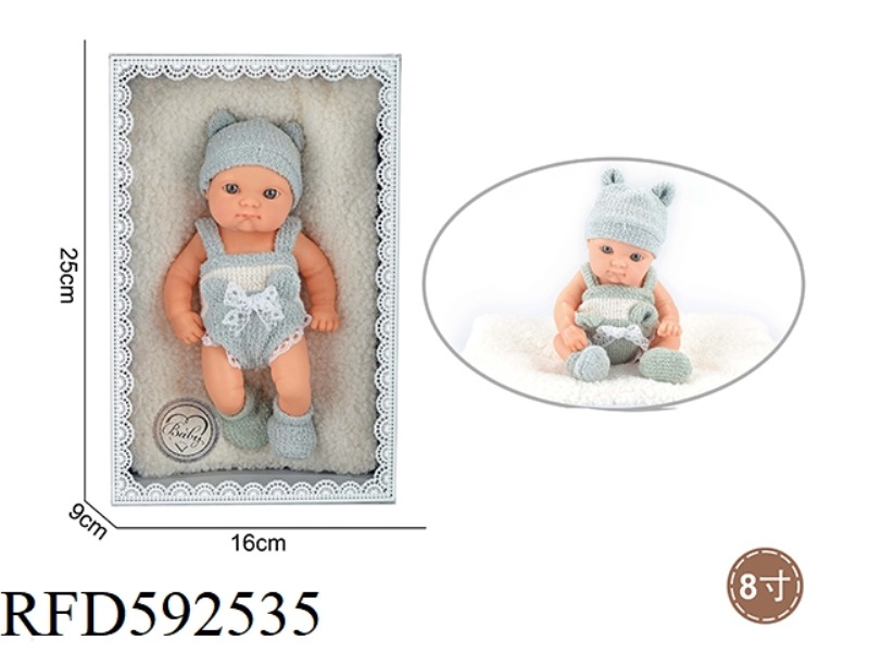 8-INCH NEWBORN DOLL WITH PILLOW