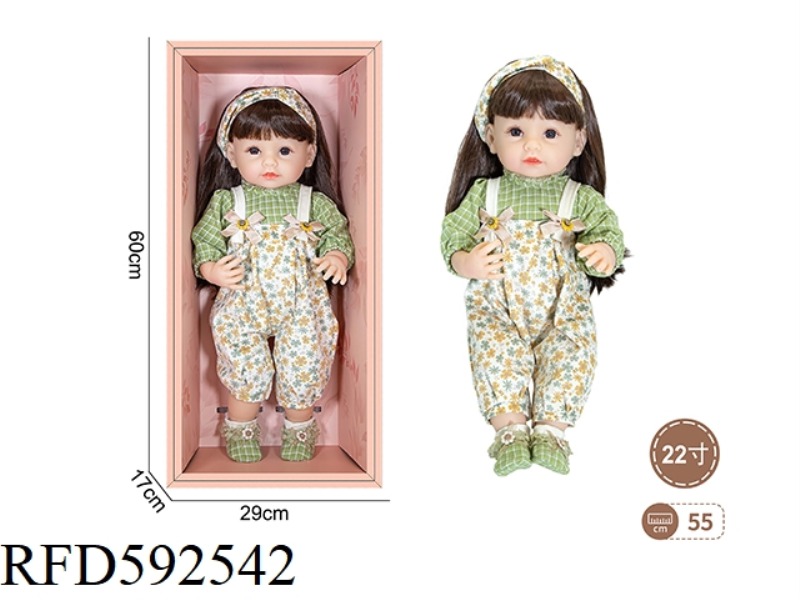 22-INCH NEWBORN SIMULATION DOLL (CASUAL STYLE)