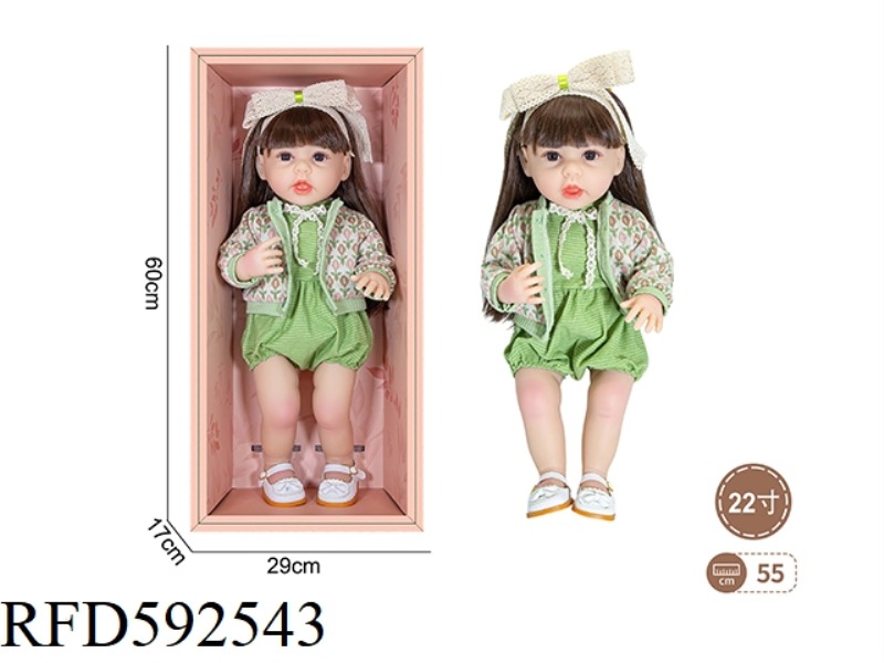 22-INCH NEWBORN SIMULATION DOLL (CASUAL STYLE)