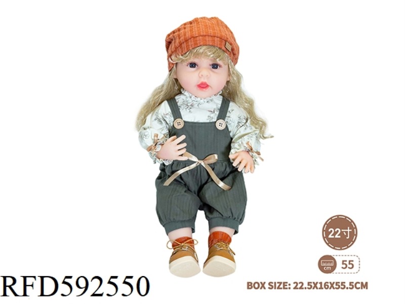 22-INCH NEWBORN SIMULATION DOLL (MAILLARD COLOR)