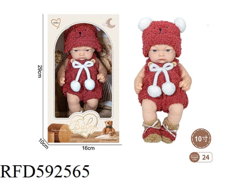 10 INCH NEWBORN DOLL (RED)