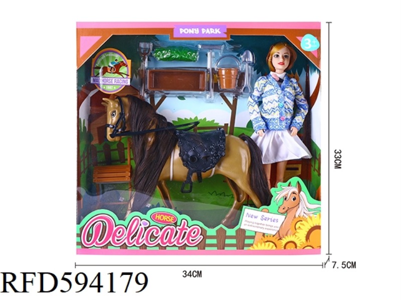 11-INCH BARBIE JOCKEY