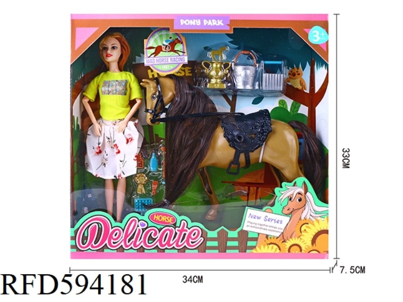 11-INCH BARBIE JOCKEY