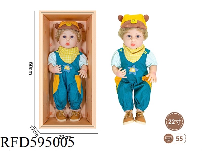 22-INCH NEWBORN SIMULATION DOLL (CASUAL STYLE)