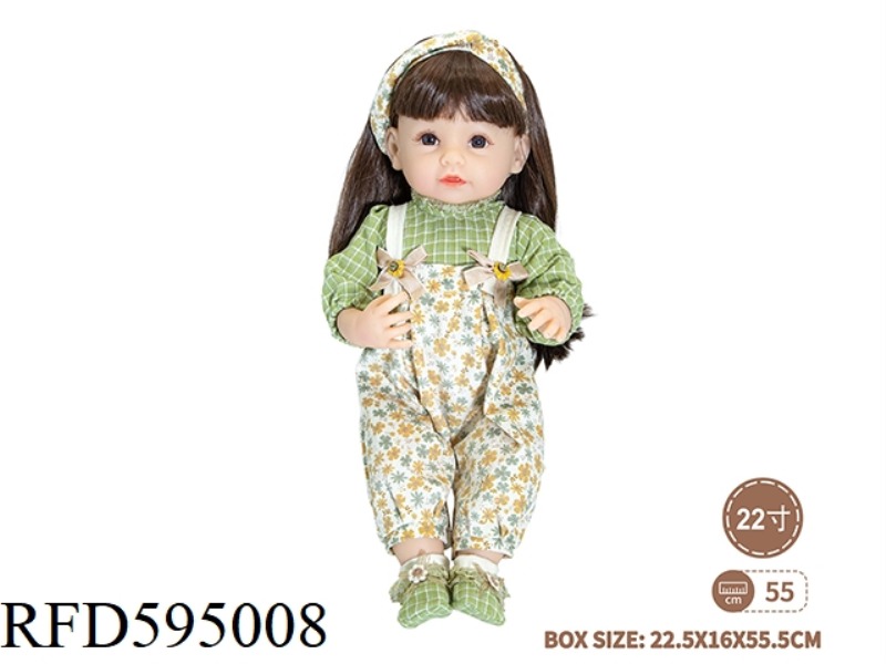 22-INCH NEWBORN SIMULATION DOLL (CASUAL STYLE)