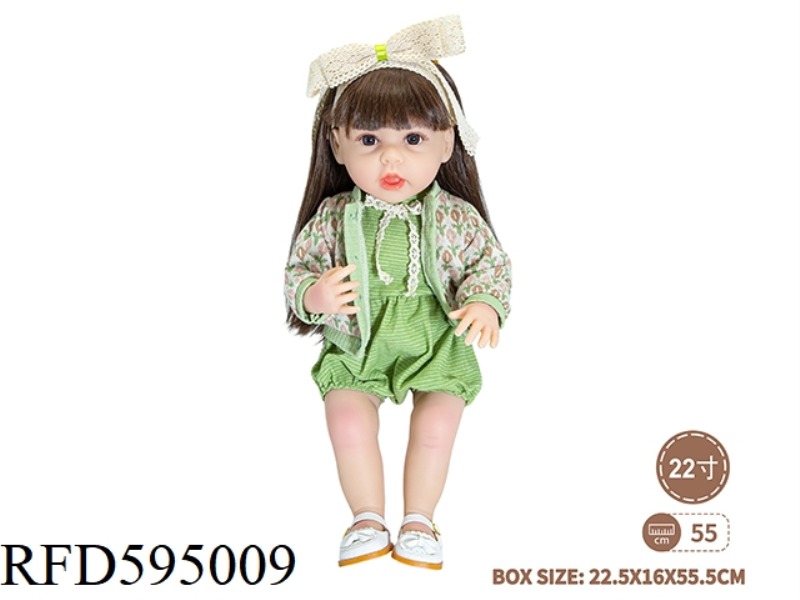 22-INCH NEWBORN SIMULATION DOLL (CASUAL STYLE)