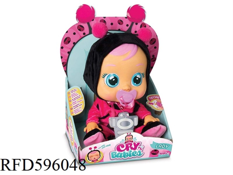 14 INCH VINYL CRYING DOLL