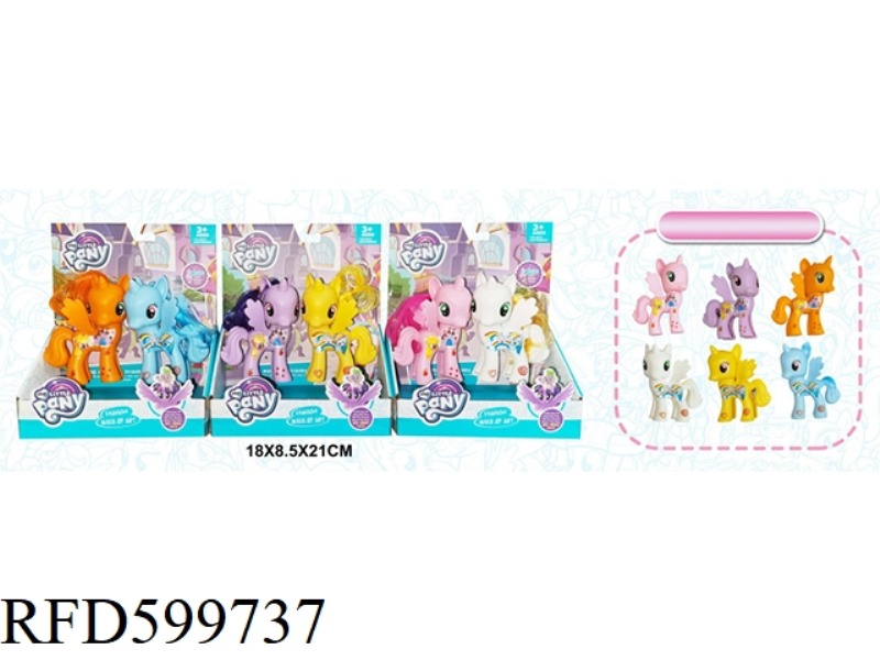 PONY POLLY 2PCS