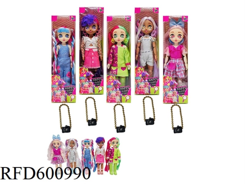 HIGH-QUALITY GENUINE ONE-TO-ONE VIP PETS HAIR STYLISTS 10-INCH REAL BODY WITH 15 JOINTS 4D GLASS CAR