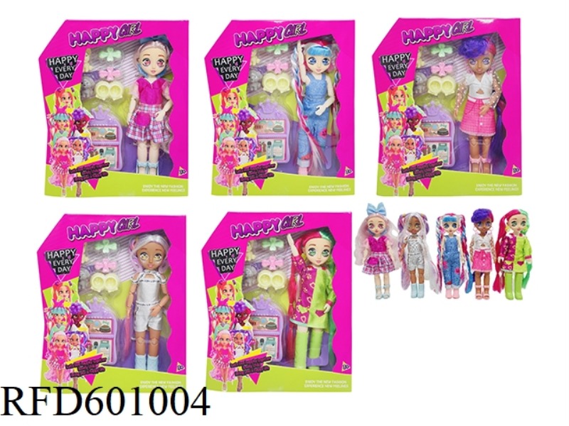 HIGH-QUALITY GENUINE ONE-TO-ONE VIP PETS HAIR STYLISTS 10-INCH REAL BODY WITH 15 JOINTS 4D GLASS CAR