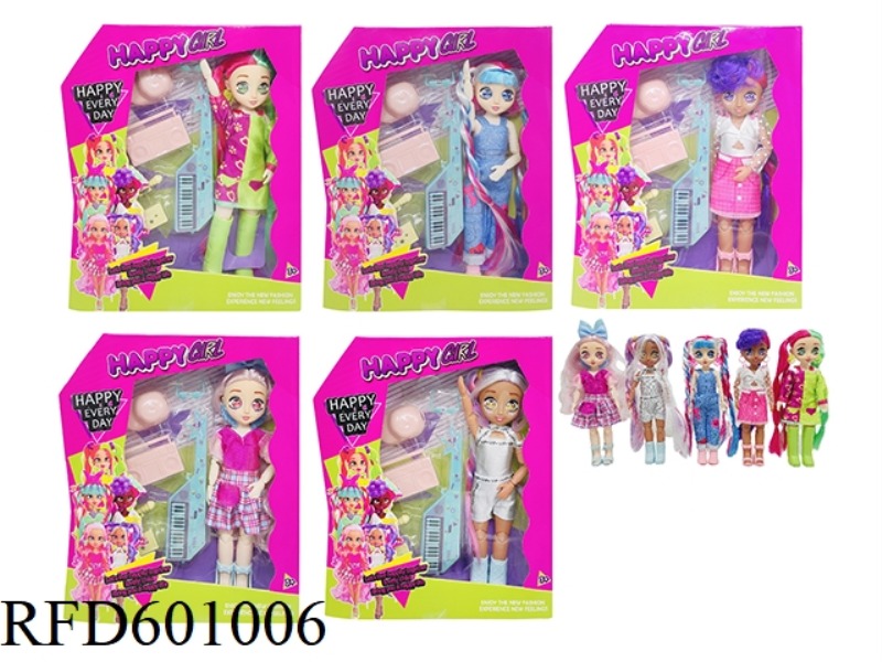 HIGH-QUALITY GENUINE ONE-TO-ONE VIP PETS HAIR STYLISTS 10-INCH REAL BODY WITH 15 JOINTS 4D GLASS CAR